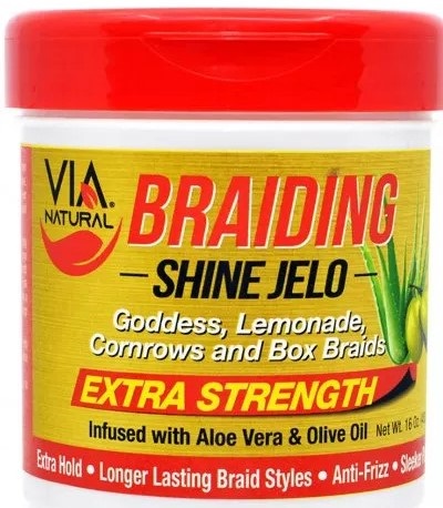 VIA Natural Braid Shine Jelo - Extra Strength 16oz
